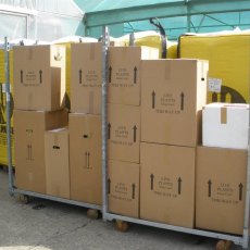 Despatch in bespoke recyclable boxes