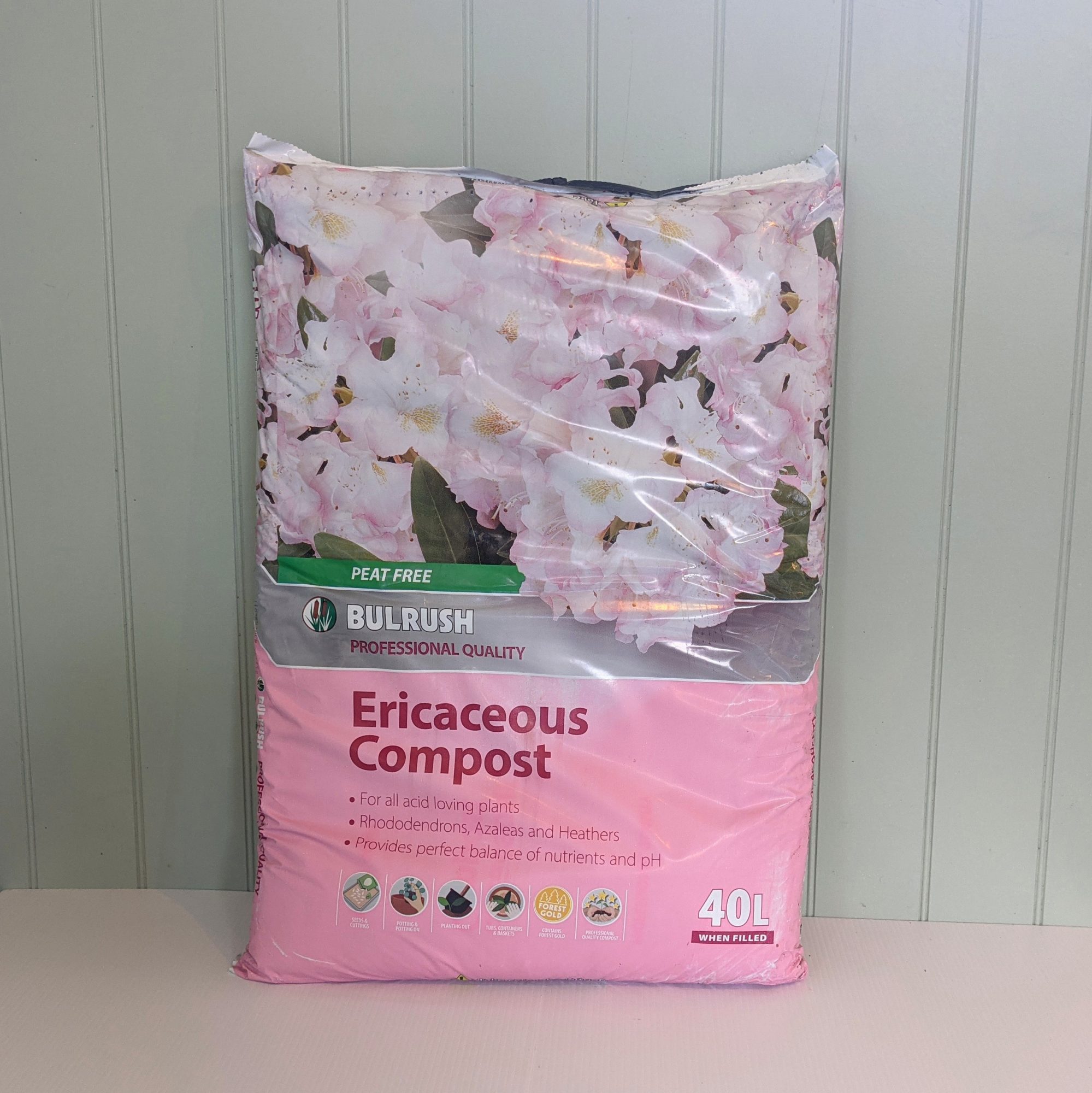 Bulrush Peat Free Ericaceous Compost 40 litre Compost Millais Nurseries